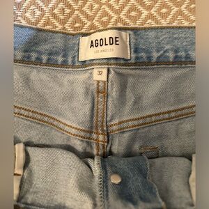 Agolde denim Parker vintage shorts, size 32